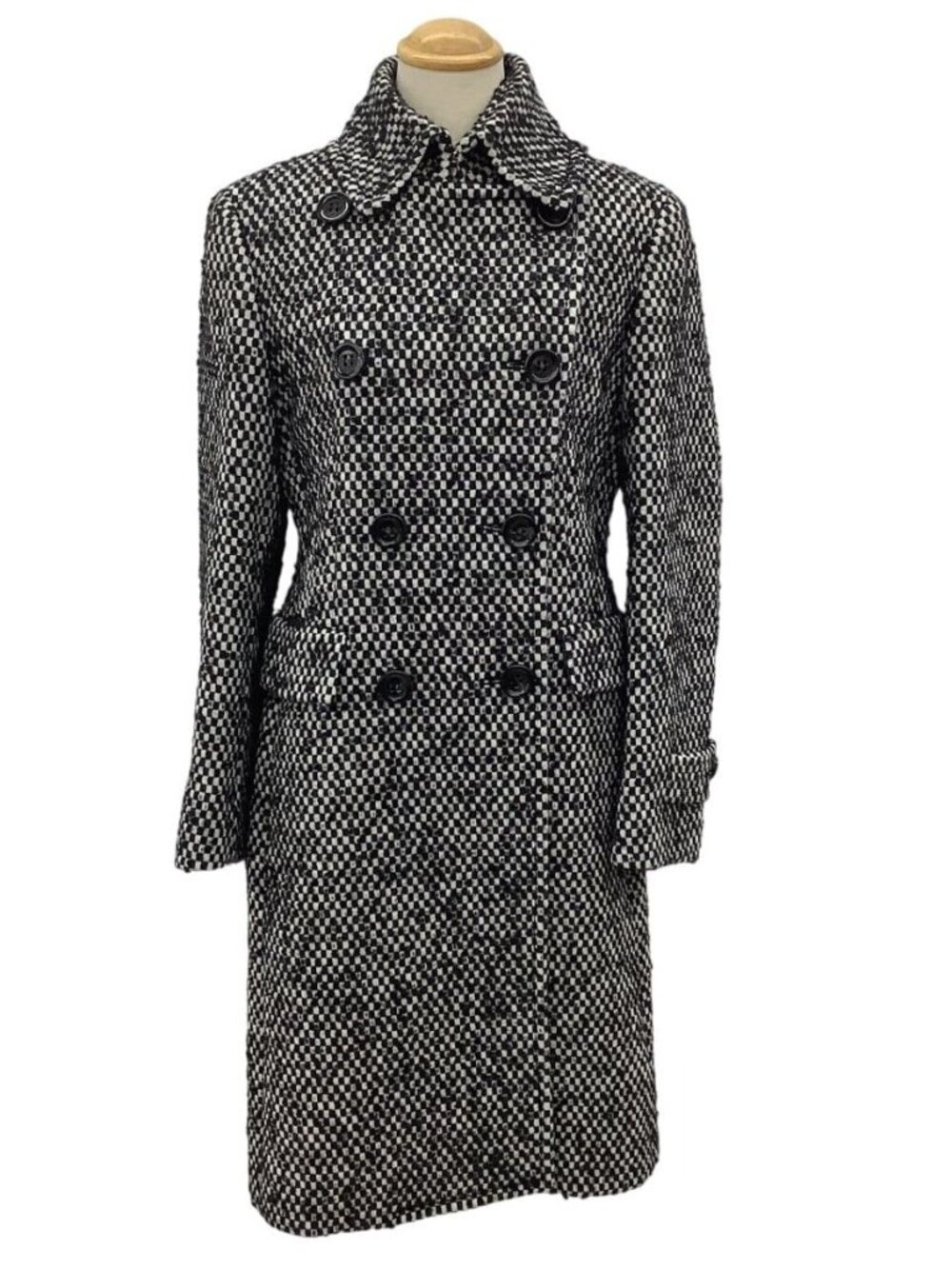 Max Mara Coat 42 White Black